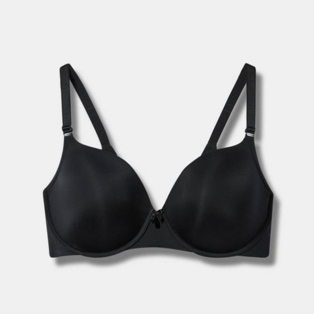 NWT Torrid Brand Perfect T-Shirt Bra Lightly Lined 46H Black